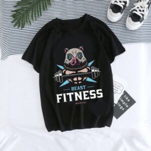 T-shirt Demon Slayer Inosuke Fitness