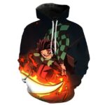 Pull Demon Slayer Tanjiro Attaque